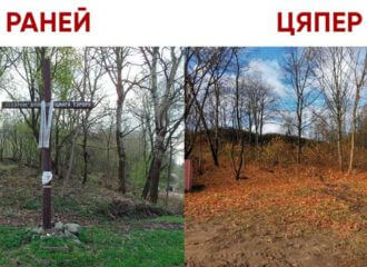 У Лошыцы знік крыж ахвярам бальшавіцкага тэрору