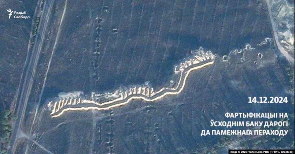 Новая «лінія Хрэніна» з’явілася за 6 км ад мяжы з Літвой? Апублікаваны новыя спадарожнікавыя здымкі